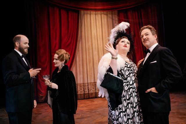 Aaro Wichmann, Sophia Heikkilä, Sofia Bach och Riko Eklundh   Amos A / Svenska Teatern / Photo by Cata Portin